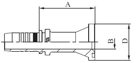 BRIDA ISO SAE  6.000 LIBRAS M23611